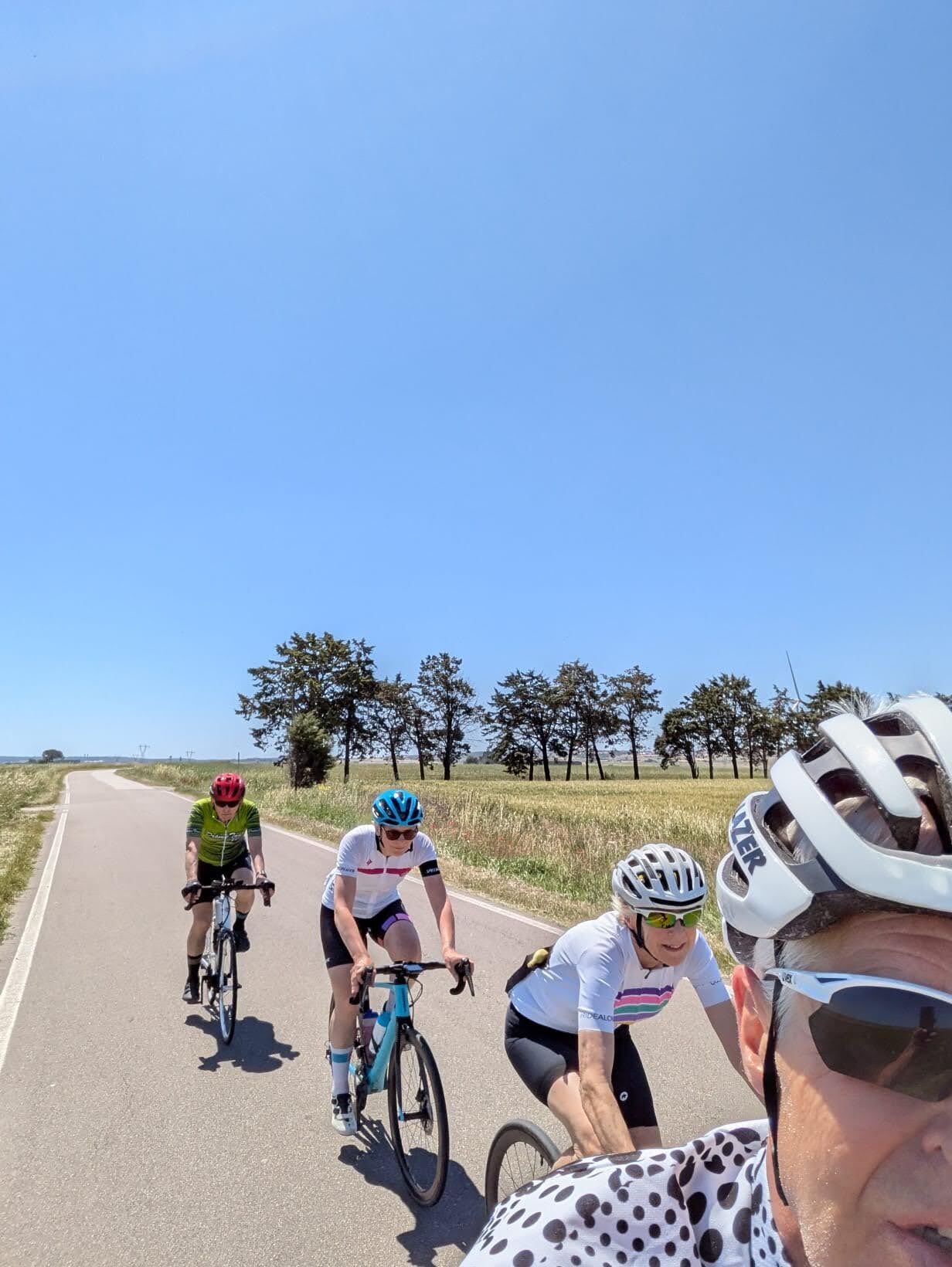 Irma, Nynke, Herman en Thomas cycling experience